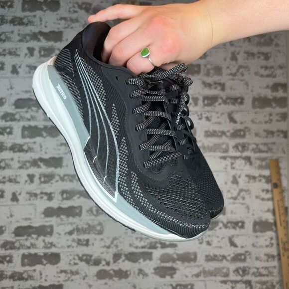 Puma | women black running sneakers puma grip nitro - Picture 9 of 9